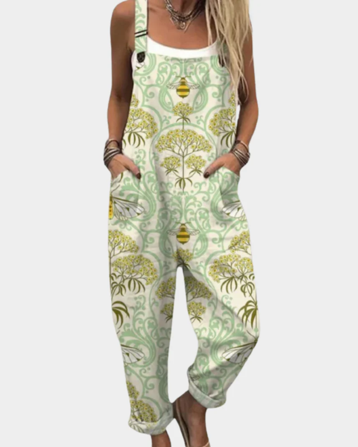 Jackie |  Comfortable Printed Overall / Jumpsuit