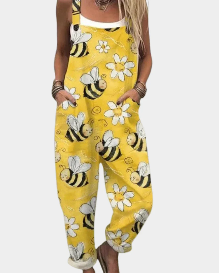 Jackie |  Comfortable Printed Overall / Jumpsuit
