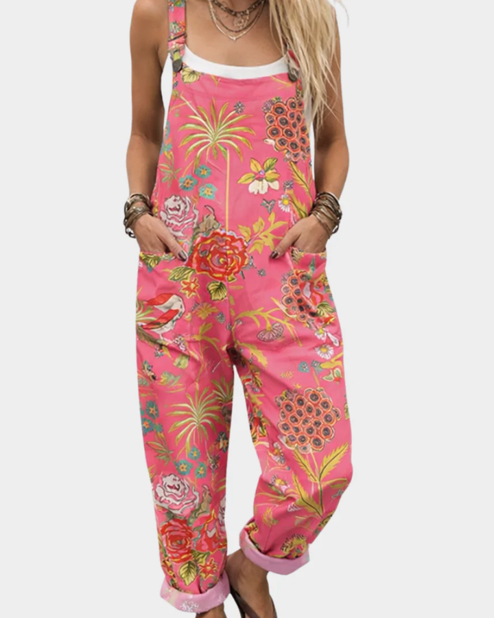 Jackie |  Comfortable Printed Overall / Jumpsuit