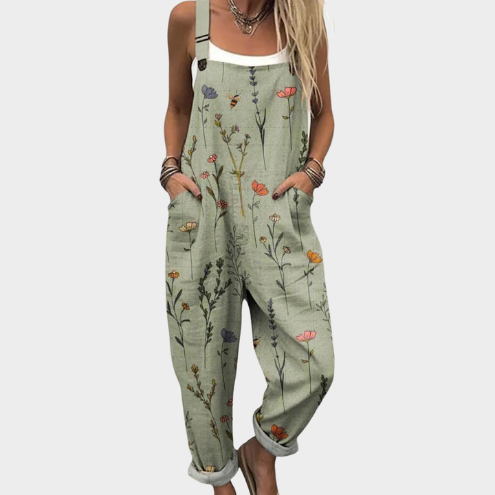 Jackie |  Comfortable Printed Overall / Jumpsuit