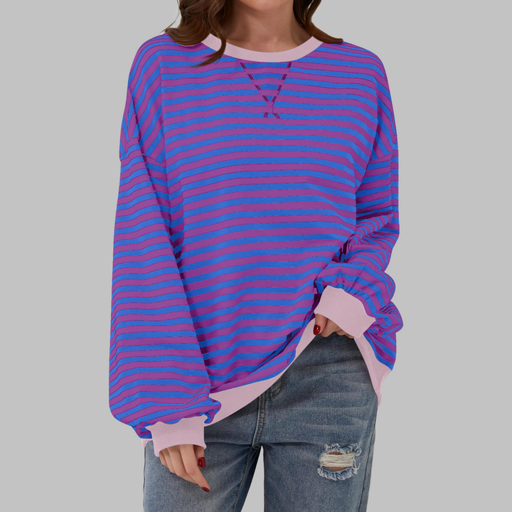 Chloe | Casual Striped Knit Sweater