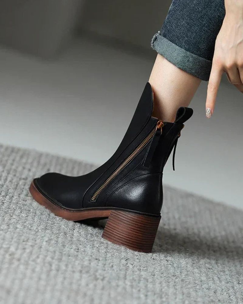 Harper | Chic Ankle Zip Booties