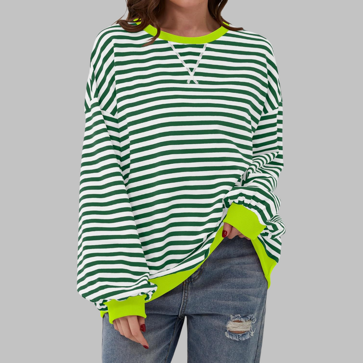 Chloe | Casual Striped Knit Sweater