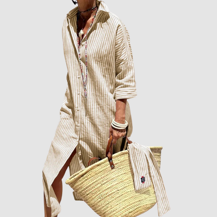 Nichole™ Chic Striped Summer Dress