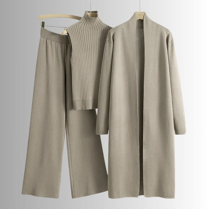 Aubrey | Elegant 3-Piece Knit Lounge Set