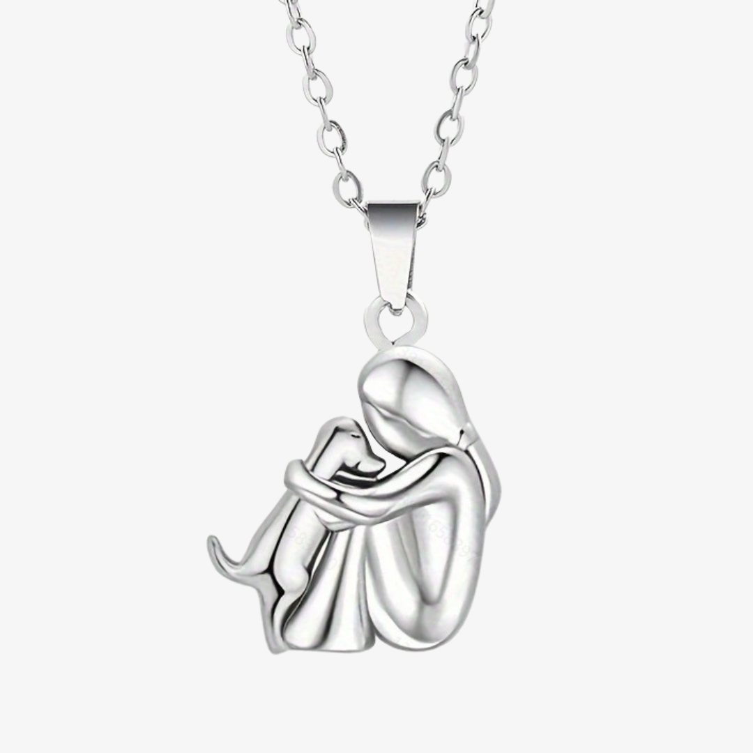 Elin | Heartfelt Dog Embrace Necklace