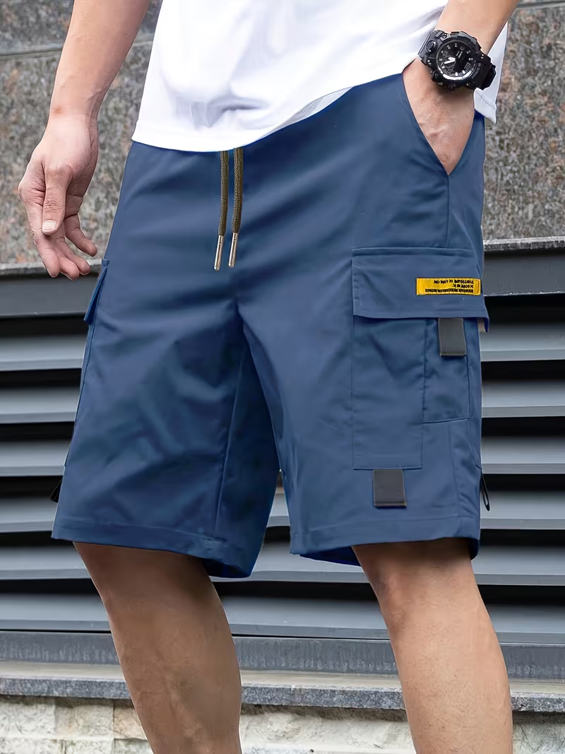 Norman | Casual Multi-Pocket Cargo Shorts