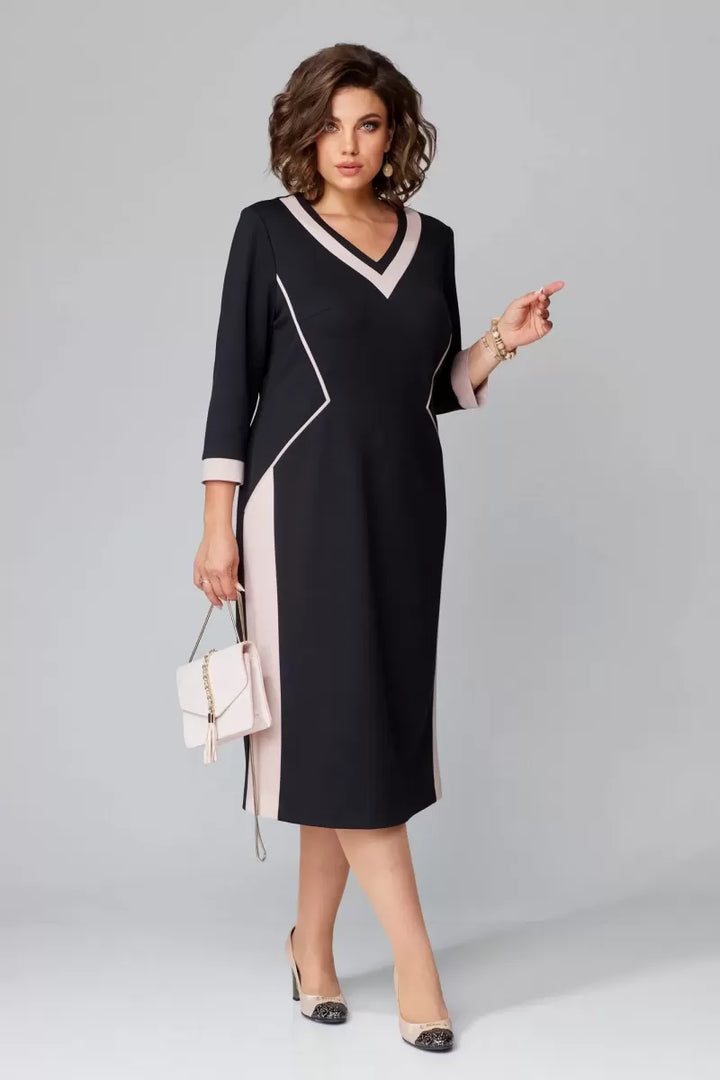 Alexa™ Chic V-Neck Dress