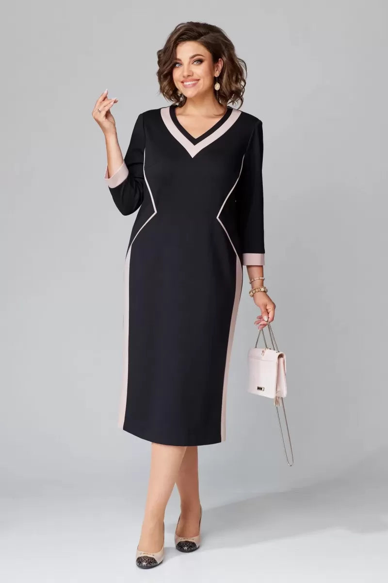 Alexa™ Chic V-Neck Dress
