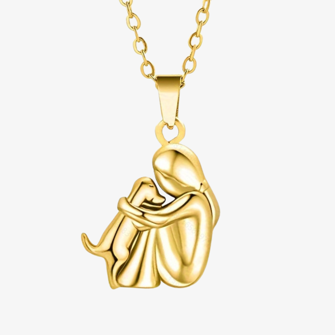 Elin | Heartfelt Dog Embrace Necklace