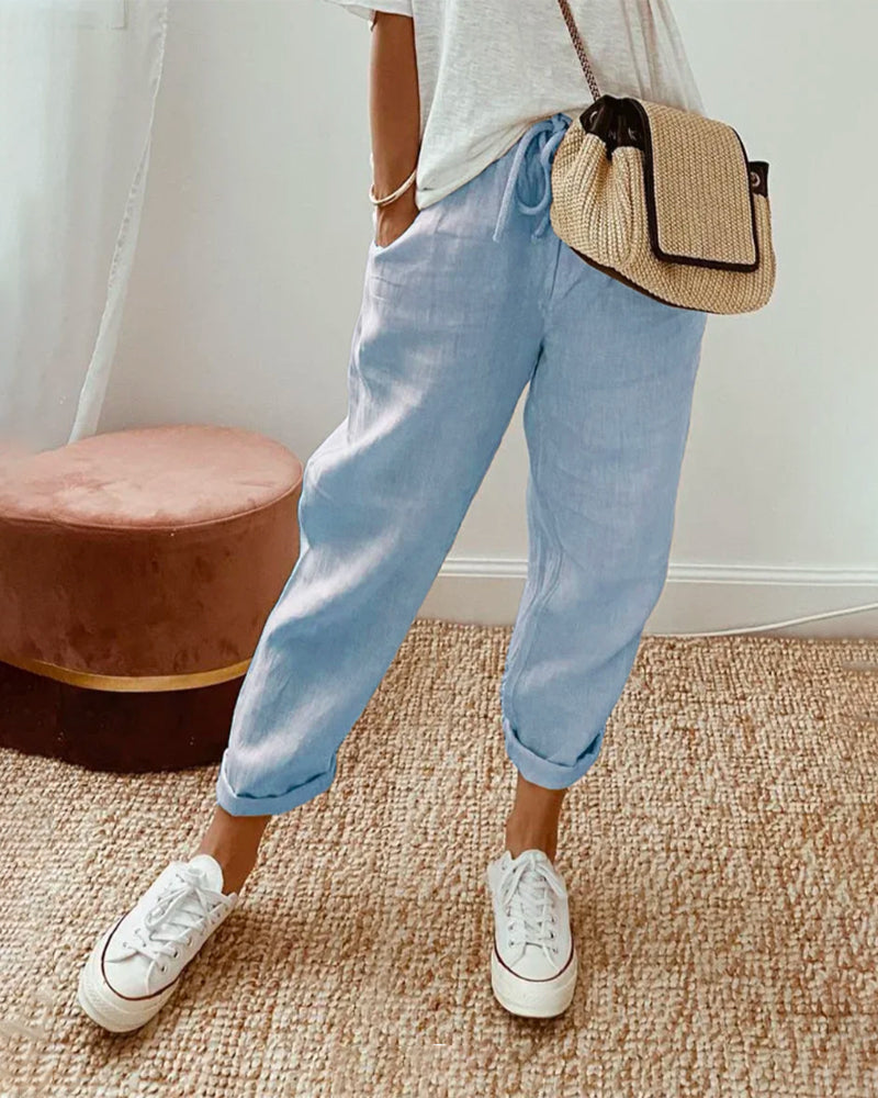 Robin | Casual & Elegant Anti-Sweat Linen Pants