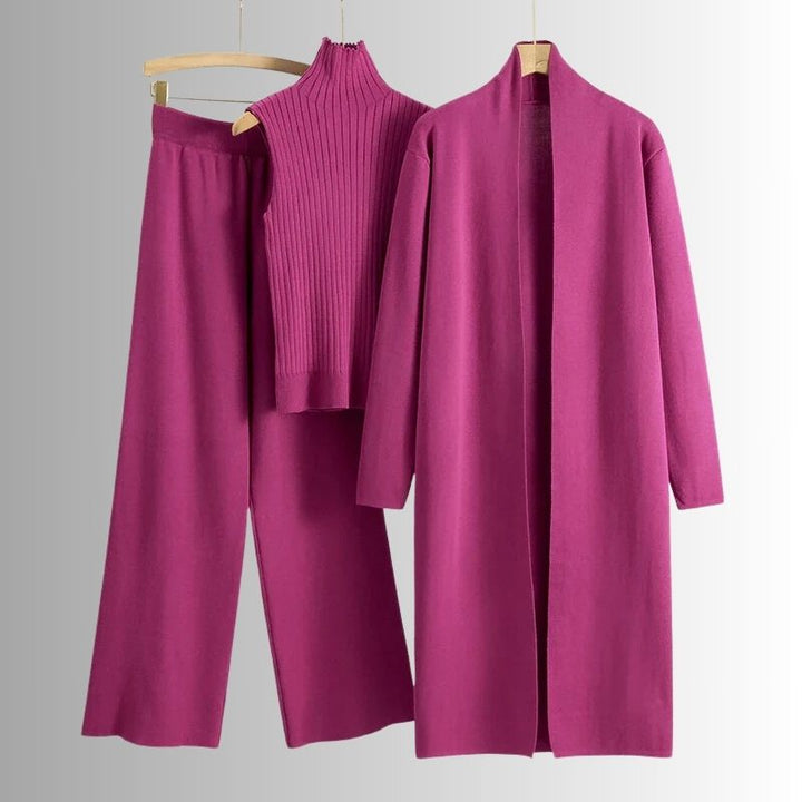 Aubrey | Elegant 3-Piece Knit Lounge Set