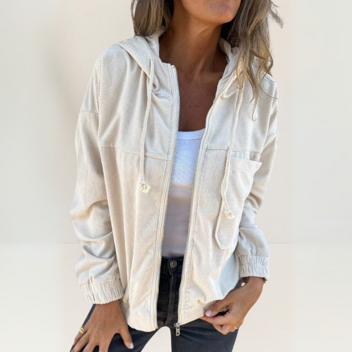 Karla | Cozy Hooded Jacket with Zipper