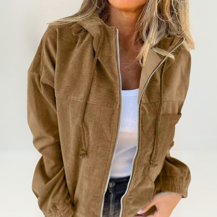 Karla | Cozy Hooded Jacket with Zipper