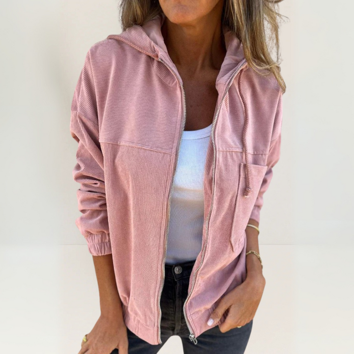 Karla | Cozy Hooded Jacket with Zipper