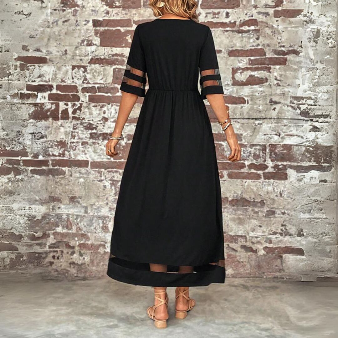 Aubrey | Elegant Empire Midi Dress