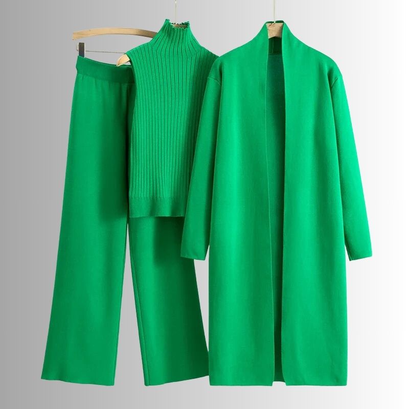 Aubrey | Elegant 3-Piece Knit Lounge Set