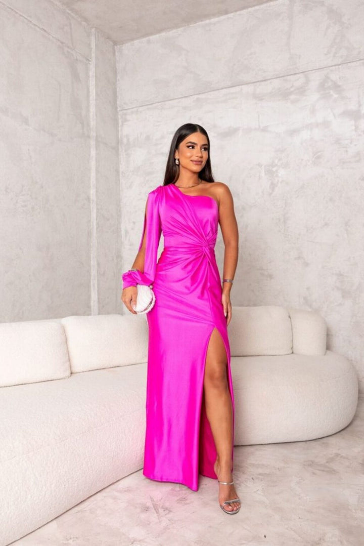 Aria | Chic One-Shoulder Maxi Gown