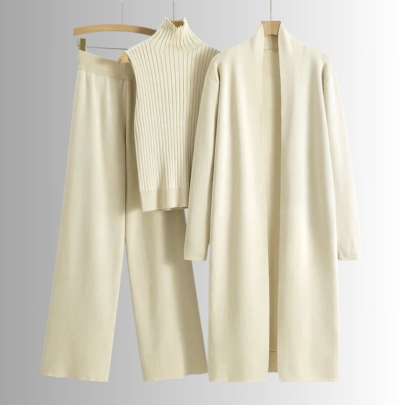 Aubrey | Elegant 3-Piece Knit Lounge Set