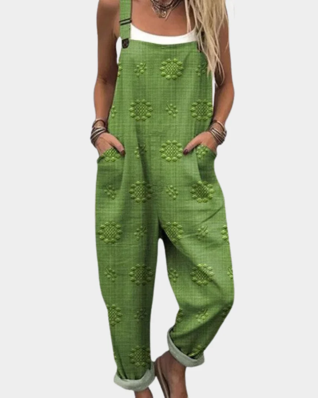 Jackie |  Comfortable Printed Overall / Jumpsuit