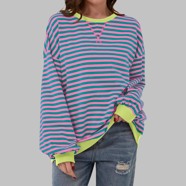 Chloe | Casual Striped Knit Sweater