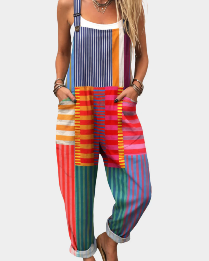 Jackie |  Comfortable Printed Overall / Jumpsuit