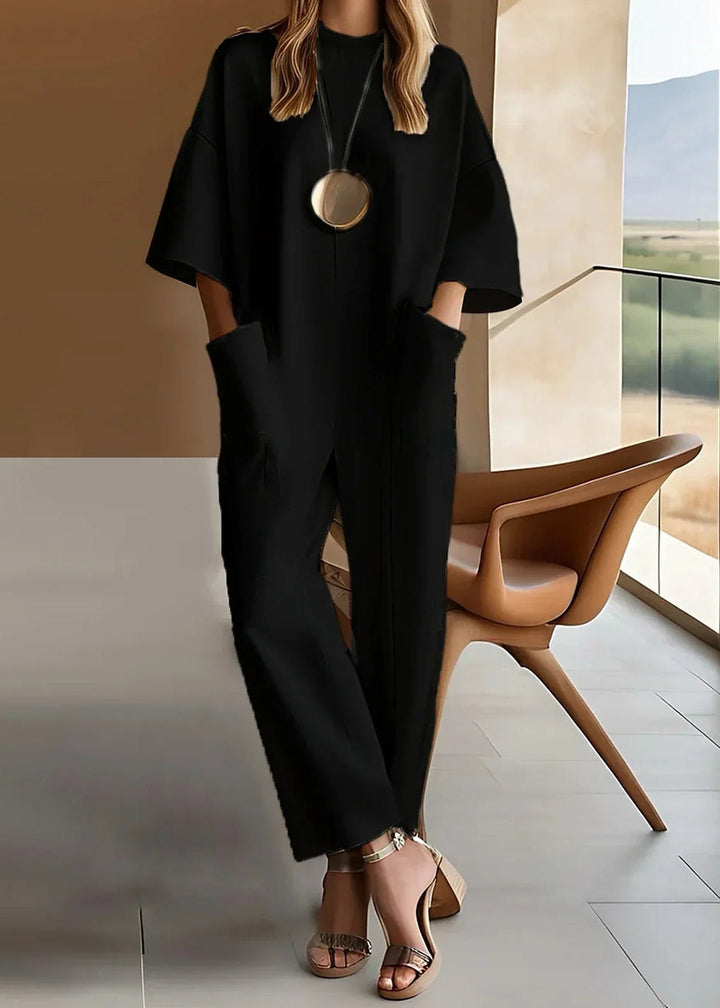 Emmy™ Chic Short-Sleeve Jumpsuit