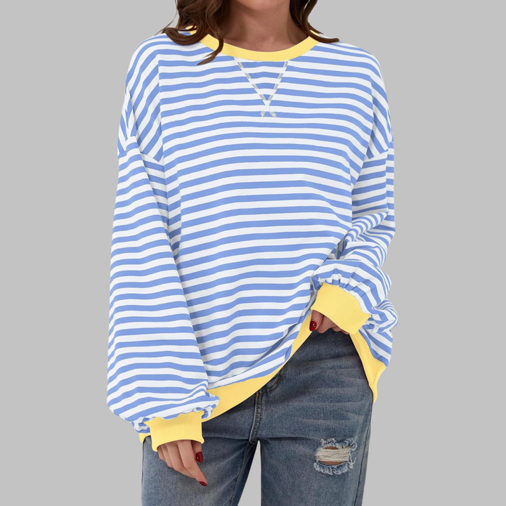 Chloe | Casual Striped Knit Sweater