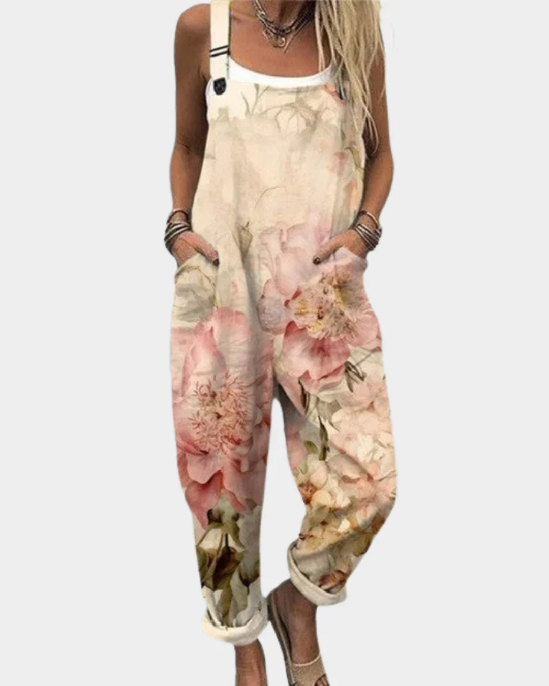 Jackie |  Comfortable Printed Overall / Jumpsuit
