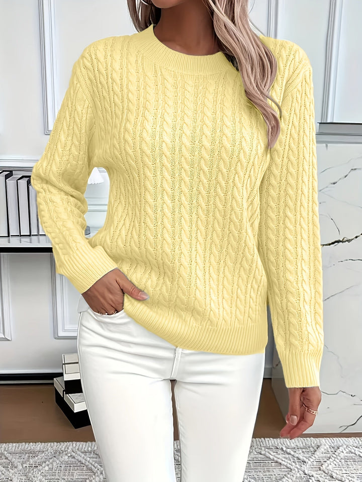 Eliana | Timeless Cable Knit Sweater