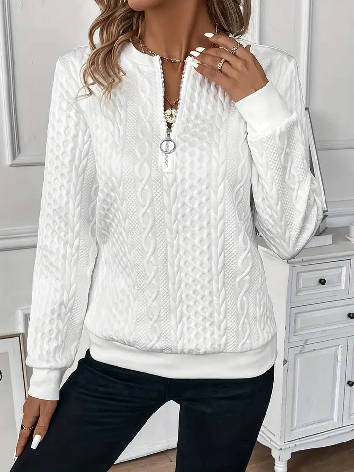 Emy | Chic Zip-Up Sweater
