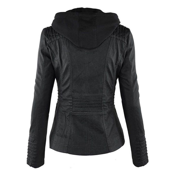 Elena | Classic Leather-Style Jacket with Timeless Elegance
