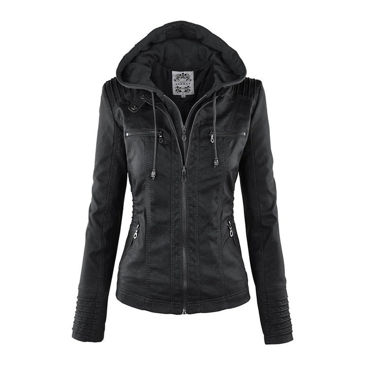 Elena | Classic Leather-Style Jacket with Timeless Elegance