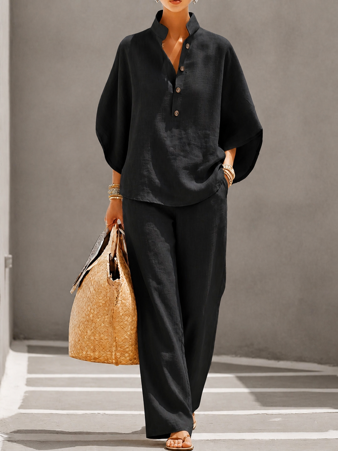 Lila | Linen Set  -  Fluidity & Natural Elegance