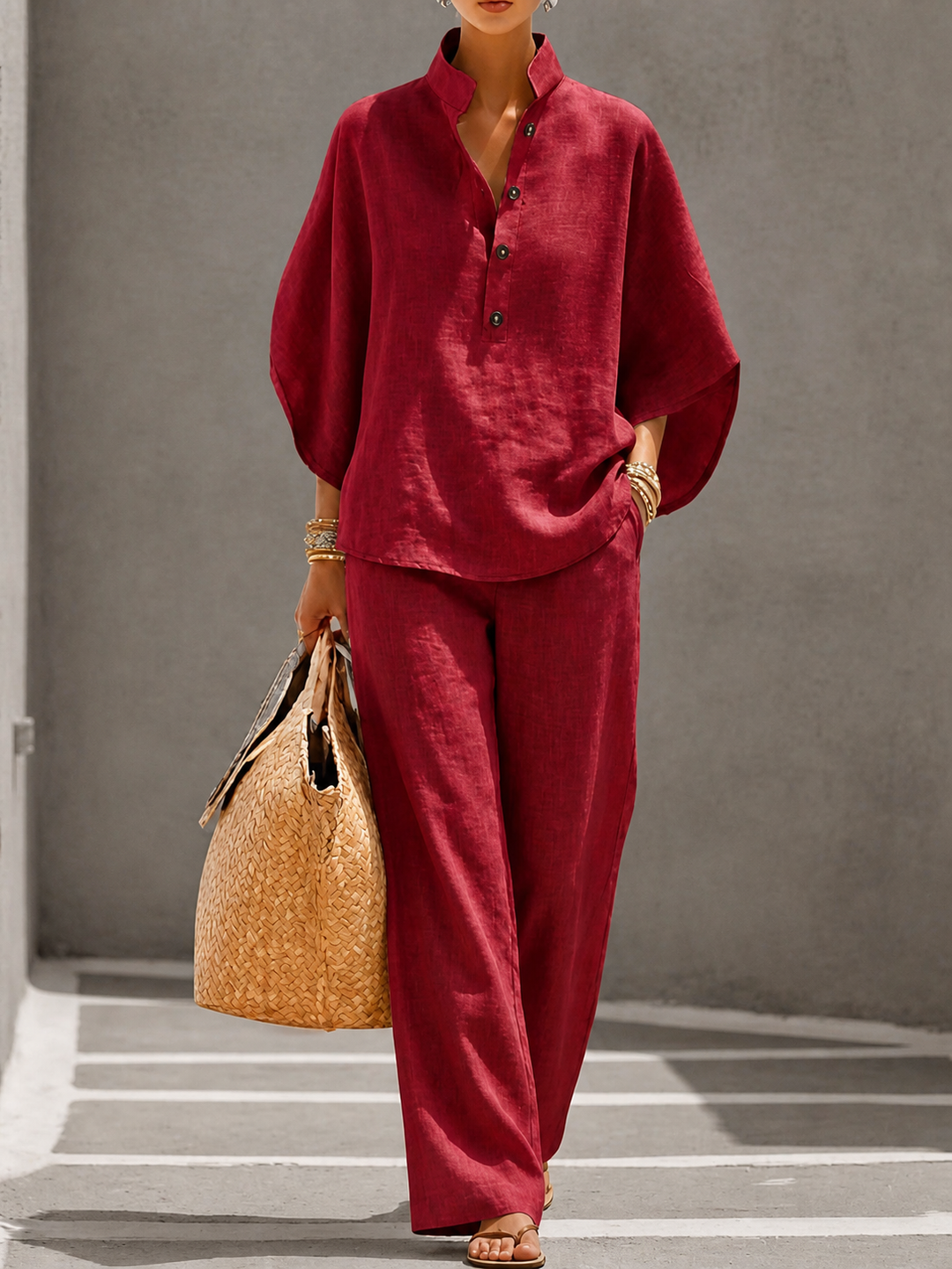 Lila | Linen Set  -  Fluidity & Natural Elegance