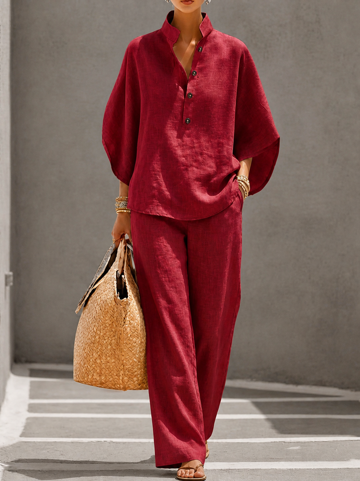 Lila | Linen Set  -  Fluidity & Natural Elegance