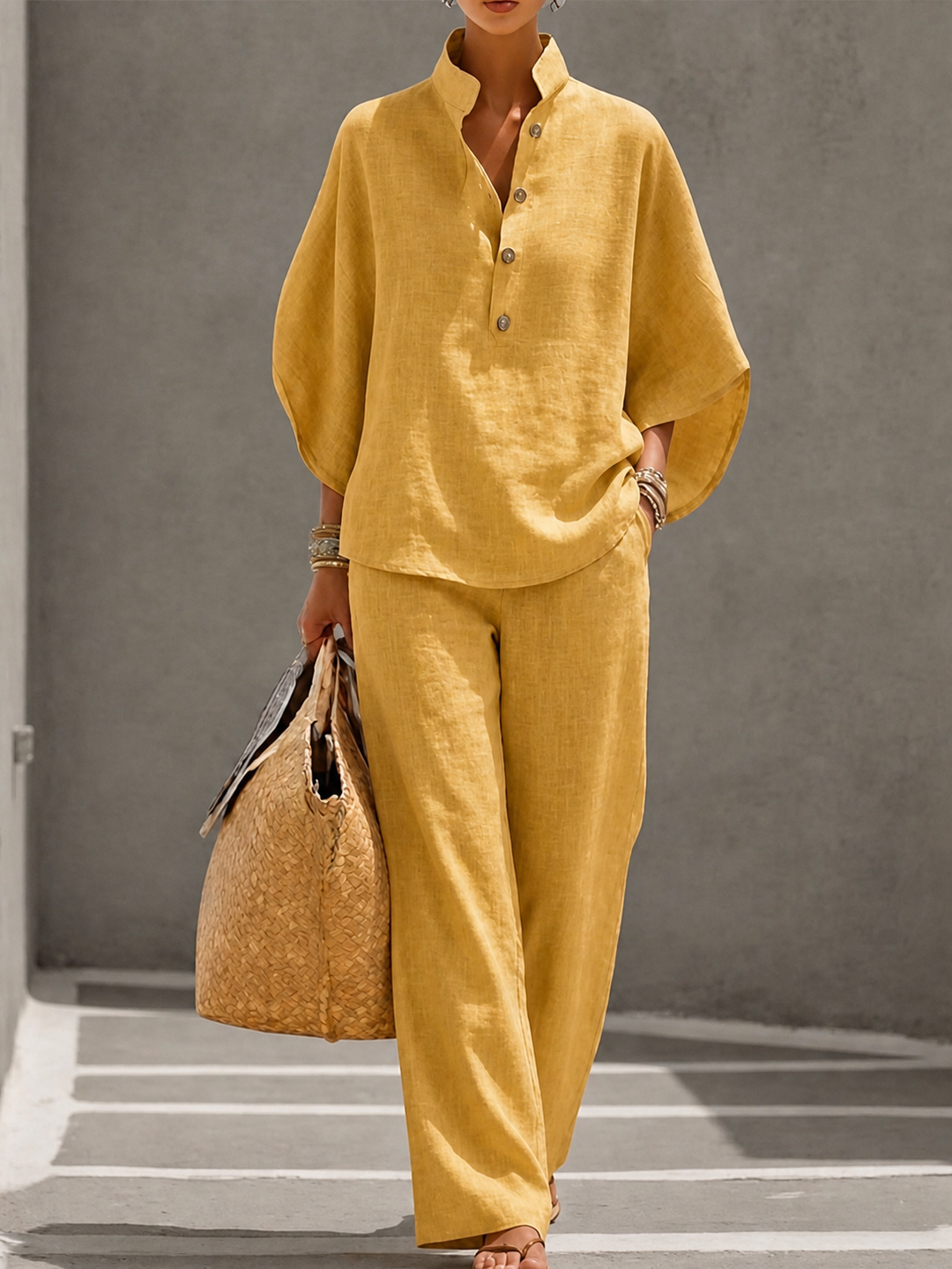 Lila | Linen Set  -  Fluidity & Natural Elegance