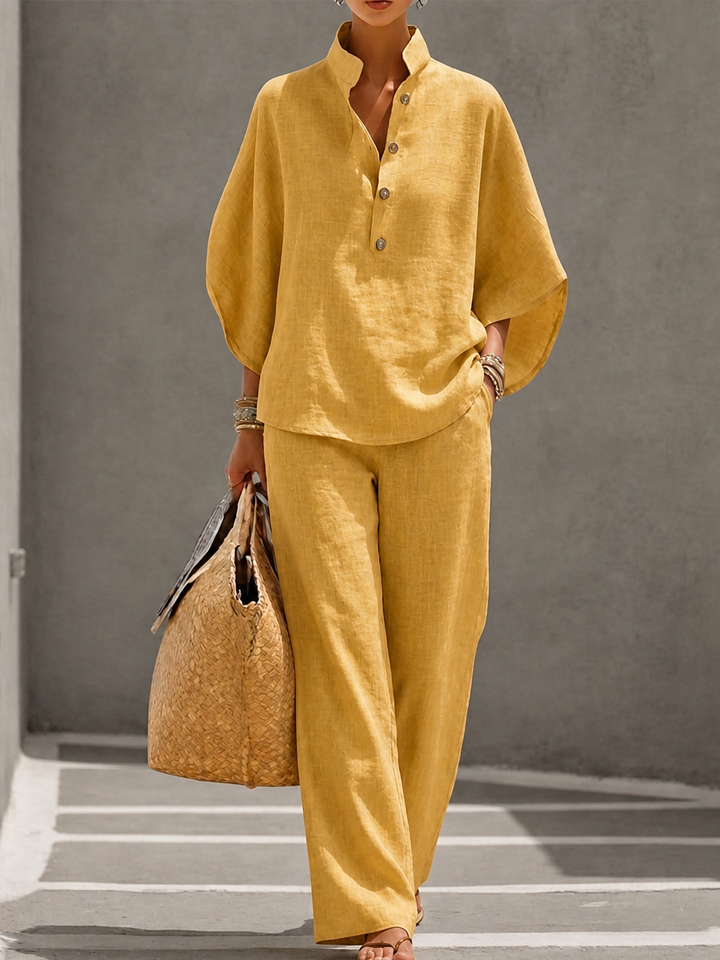 Lila | Linen Set  -  Fluidity & Natural Elegance