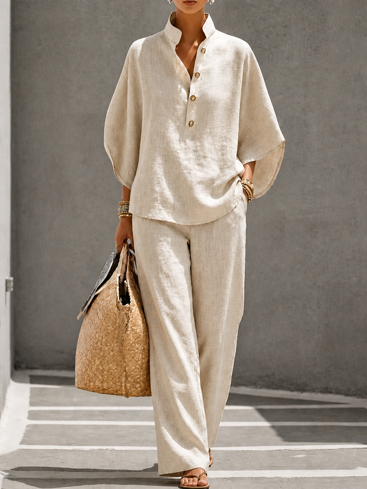 Lila | Linen Set  -  Fluidity & Natural Elegance