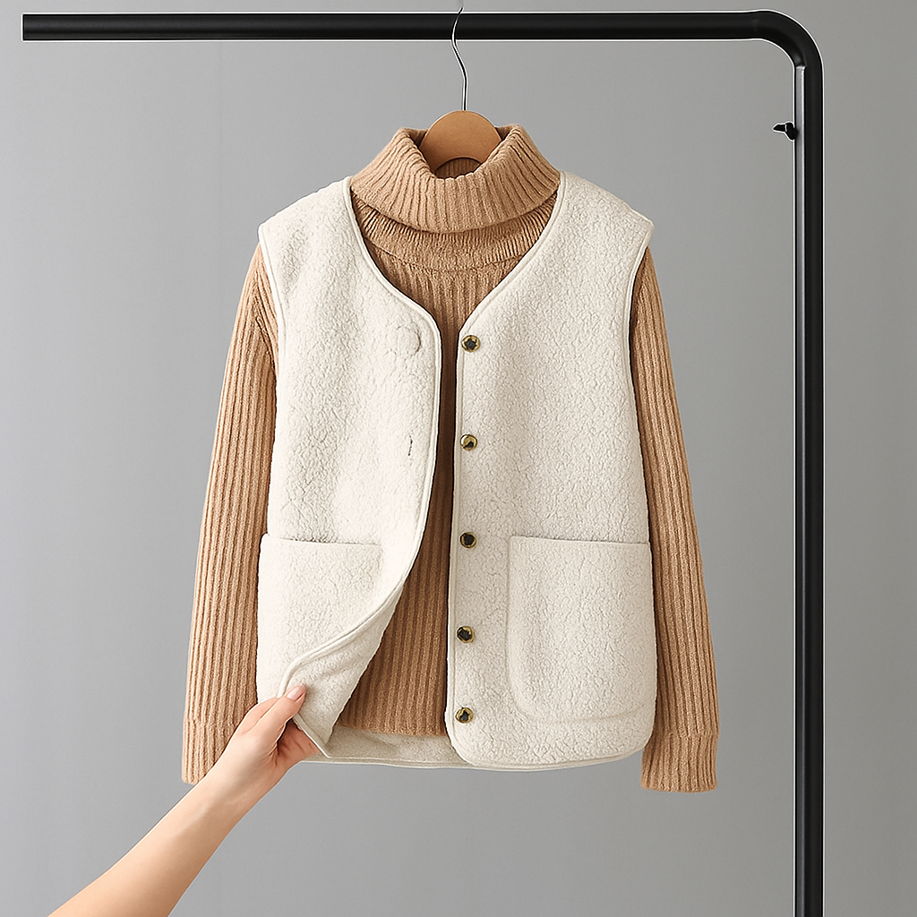 Clara | Timeless Button-Up Vest