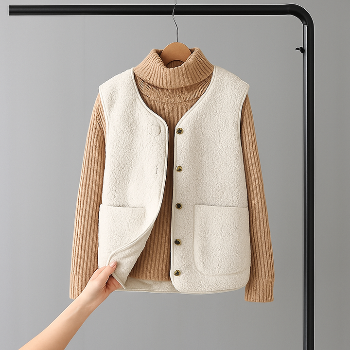 Clara | Timeless Button-Up Vest