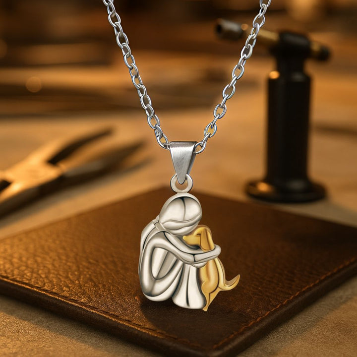 Elin | Heartfelt Dog Embrace Necklace