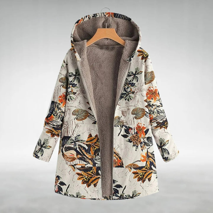 Hailey | Soft Floral Fleece Jacket