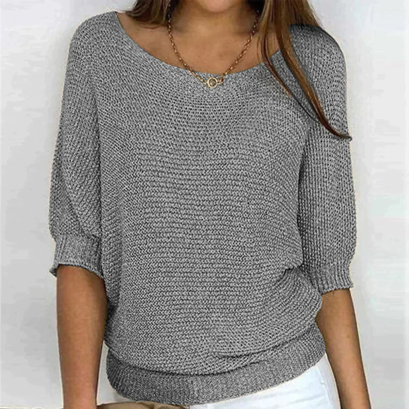 Lena | Effortless Textured Knit Pullover