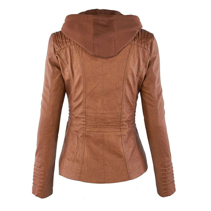 Elena | Classic Leather-Style Jacket with Timeless Elegance