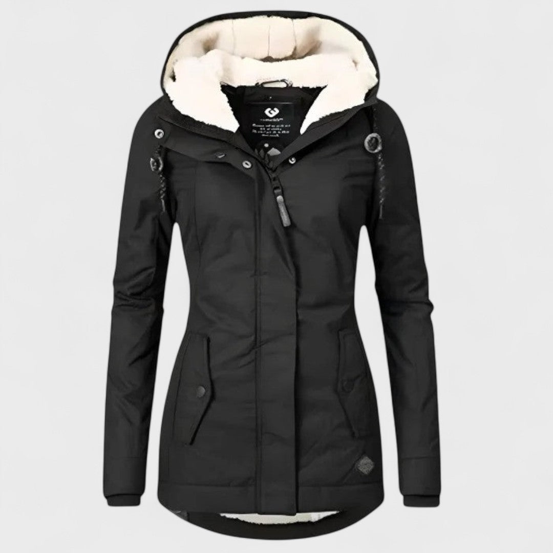 Barbara | Cozy Waterproof Winter Coat with Hood