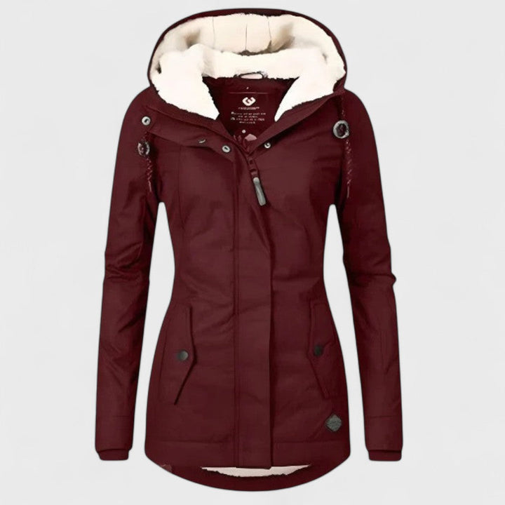 Barbara | Cozy Waterproof Winter Coat with Hood