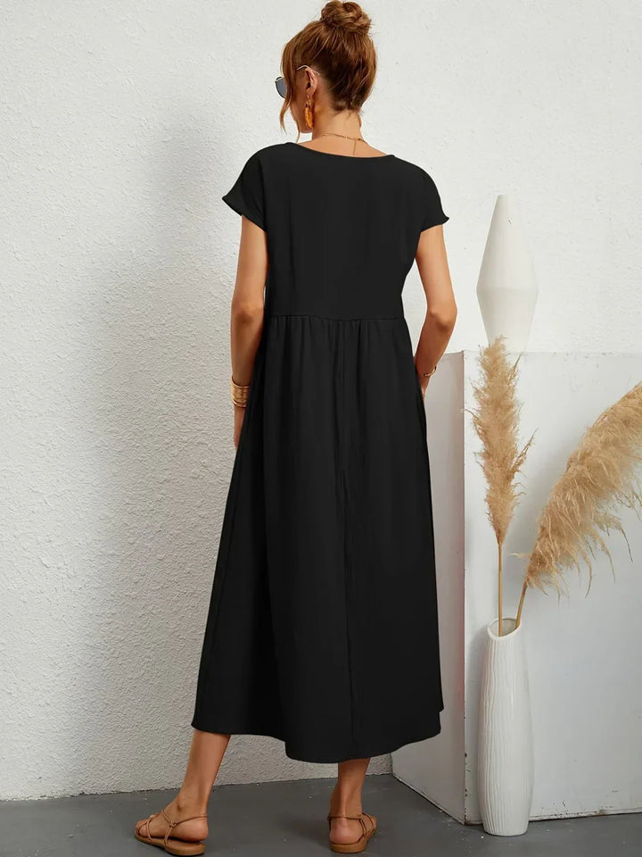Robin | Light Cotton Dress with Pockets