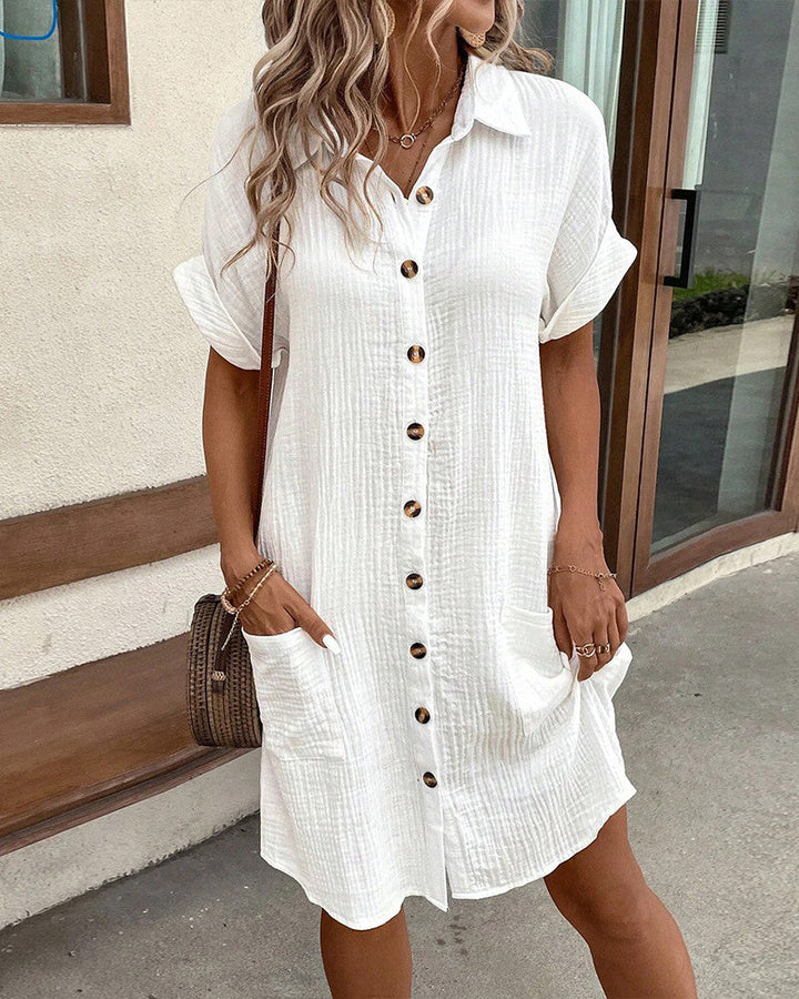 Micah | Lightweight Shirt Dress