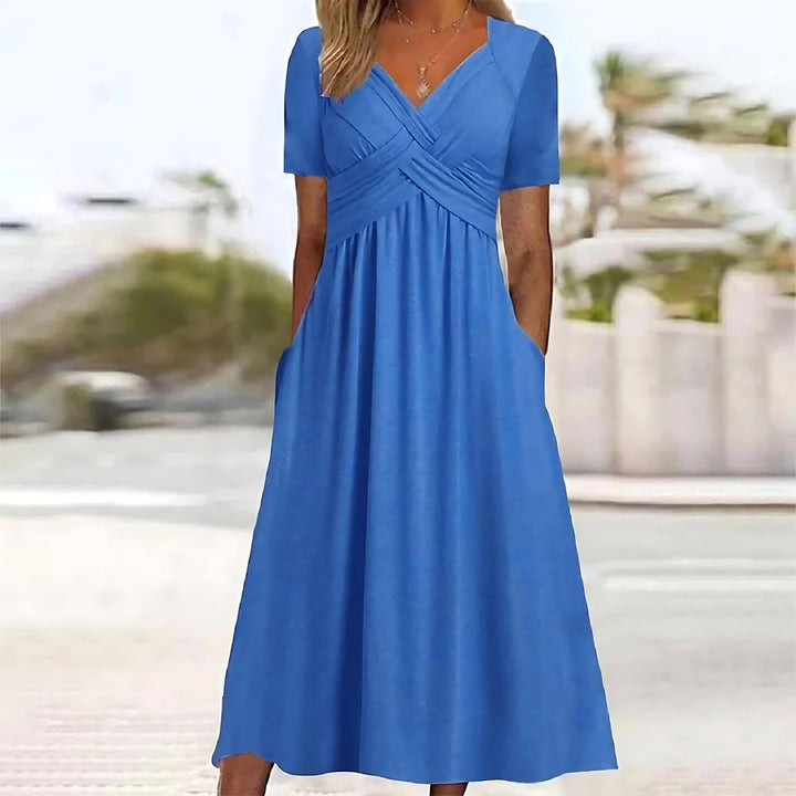Isadora | Elegant  A - Line Midi Dress